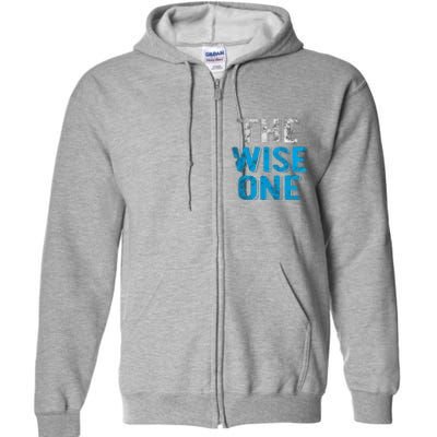 The Wise One Passover Holiday Jewish Gifts Full Zip Hoodie