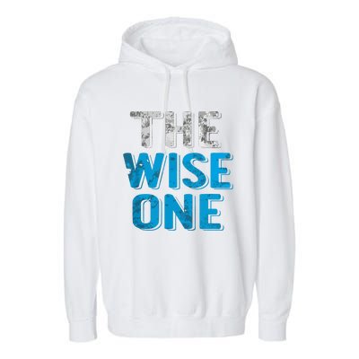 The Wise One Passover Holiday Jewish Gifts Garment-Dyed Fleece Hoodie