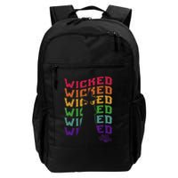 The W.I.Z.A.R.D Of Oz Pride Wicked Witch Rainbow Text Stack Backpack