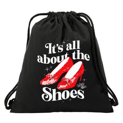 The W.I.Z.A.R.D Of Oz Dorothy Gale Its All About The Shoes Drawstring Bag