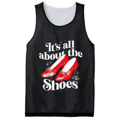 The W.I.Z.A.R.D Of Oz Dorothy Gale Its All About The Shoes Mesh Reversible Basketball Jersey Tank