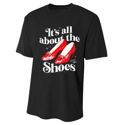 The W.I.Z.A.R.D Of Oz Dorothy Gale Its All About The Shoes Performance Sprint T-Shirt