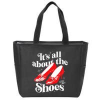 The W.I.Z.A.R.D Of Oz Dorothy Gale Its All About The Shoes Zip Tote Bag