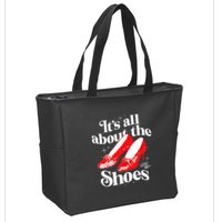 The W.I.Z.A.R.D Of Oz Dorothy Gale Its All About The Shoes Zip Tote Bag