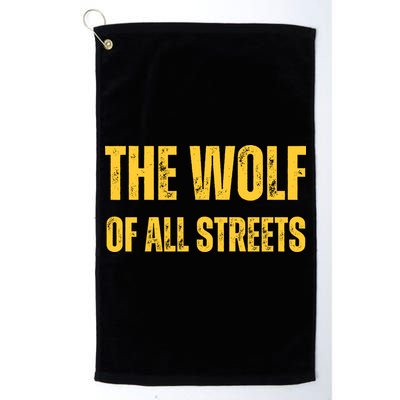 The Wolf Of All Streets Golf Towel