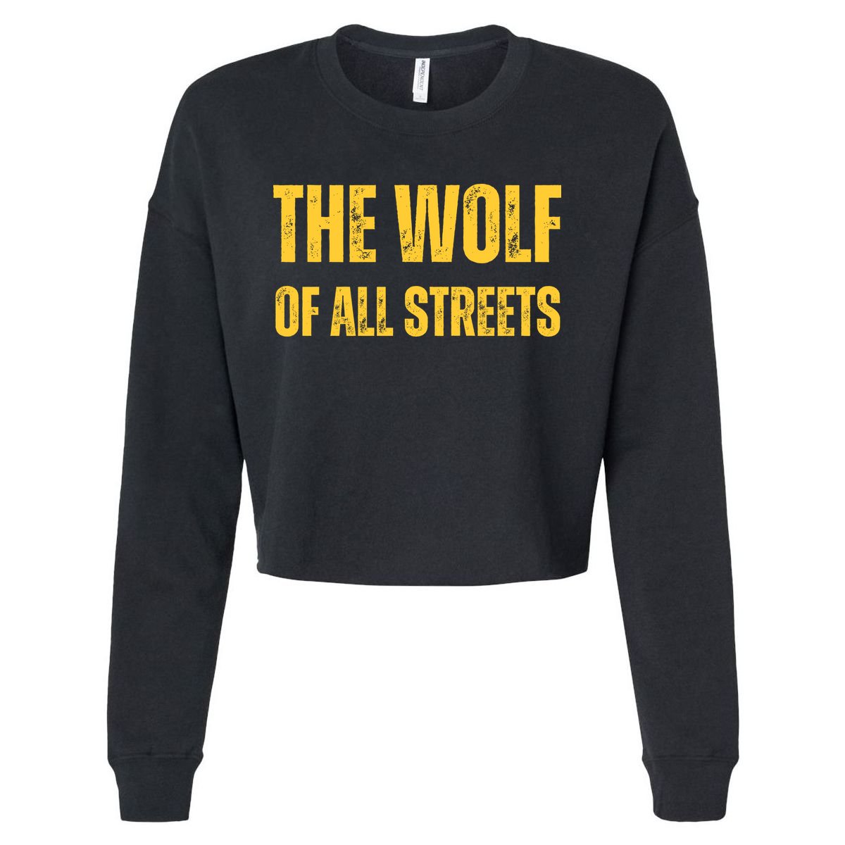 The Wolf Of All Streets Cropped Pullover Crew
