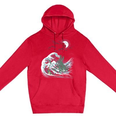 The Wave Off R&X27;Lyeh Premium Pullover Hoodie