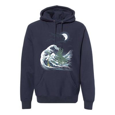 The Wave Off R&X27;Lyeh Premium Hoodie