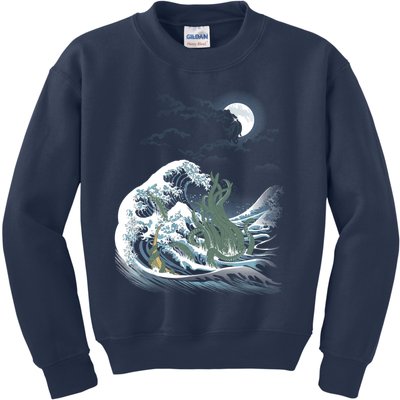 The Wave Off R&X27;Lyeh Kids Sweatshirt