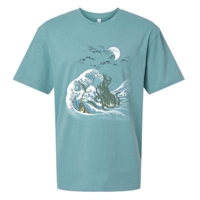 The Wave Off R&X27;Lyeh Sueded Cloud Jersey T-Shirt