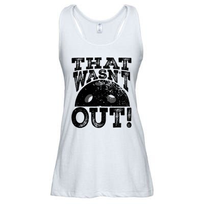 That WasnT Out Funny Pickleball Lovers Ladies Essential Flowy Tank