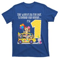 The Wheels On The Bus 1st Birthday 1 Yr Old Family Matching Gift T-Shirt