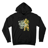 The W.I.Z.A.R.D Of Oz The Cowardly Lion Put Em Up Hoodie