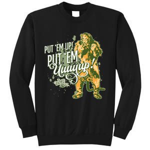 The W.I.Z.A.R.D Of Oz The Cowardly Lion Put Em Up Sweatshirt