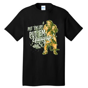 The W.I.Z.A.R.D Of Oz The Cowardly Lion Put Em Up Tall T-Shirt