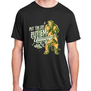 The W.I.Z.A.R.D Of Oz The Cowardly Lion Put Em Up Adult ChromaSoft Performance T-Shirt