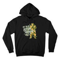 The W.I.Z.A.R.D Of Oz The Cowardly Lion Put Em Up Tall Hoodie