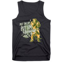 The W.I.Z.A.R.D Of Oz The Cowardly Lion Put Em Up Tank Top