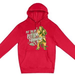 The W.I.Z.A.R.D Of Oz The Cowardly Lion Put Em Up Premium Pullover Hoodie