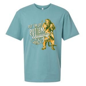 The W.I.Z.A.R.D Of Oz The Cowardly Lion Put Em Up Sueded Cloud Jersey T-Shirt