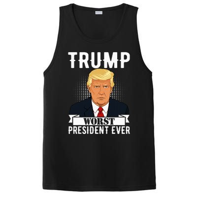 Trump Worst President Ever Political Statet PosiCharge Competitor Tank