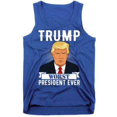 Trump Worst President Ever Political Statet Tank Top