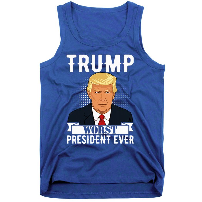 Trump Worst President Ever Political Statet Tank Top