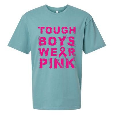 Tough Wear Pink Cool Pink Breast Cancer Awareness Kids Sueded Cloud Jersey T-Shirt