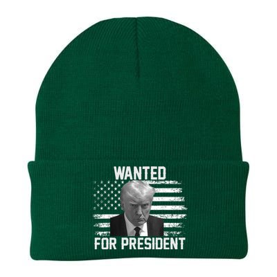 Trump Wanted President Trump Mugshot Knit Cap Winter Beanie