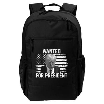 Trump Wanted President Trump Mugshot Backpack