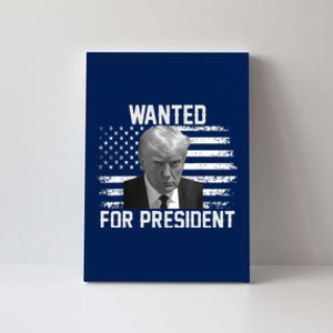 Trump Wanted President Trump Mugshot Canvas