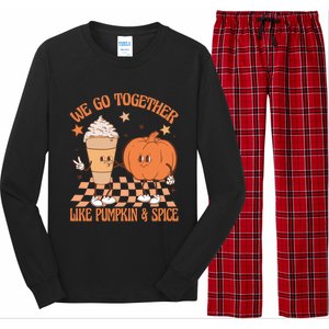 Thanksgiving We Pumpkin Spice Autumn Fall Go Together Like Long Sleeve Pajama Set