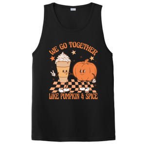 Thanksgiving We Pumpkin Spice Autumn Fall Go Together Like PosiCharge Competitor Tank