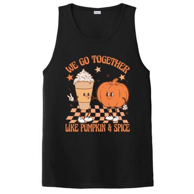 Thanksgiving We Pumpkin Spice Autumn Fall Go Together Like PosiCharge Competitor Tank