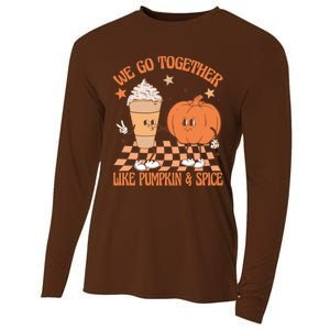 Thanksgiving We Pumpkin Spice Autumn Fall Go Together Like Cooling Performance Long Sleeve Crew