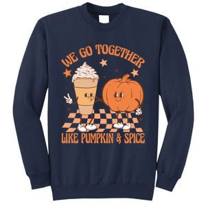 Thanksgiving We Pumpkin Spice Autumn Fall Go Together Like Sweatshirt