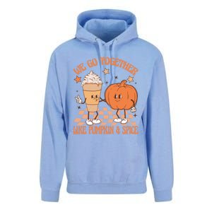 Thanksgiving We Pumpkin Spice Autumn Fall Go Together Like Unisex Surf Hoodie