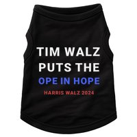 Tim Walz Puts The Ope In Hope Harris Walz 2024 Midwest Doggie Tank