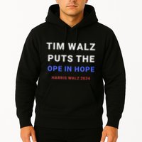 Tim Walz Puts The Ope In Hope Harris Walz 2024 Midwest Hoodie
