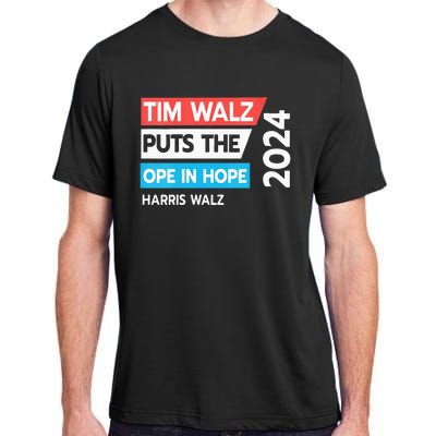 Tim Walz Puts The Open In Hole 2024 Harris Walz Adult ChromaSoft Performance T-Shirt