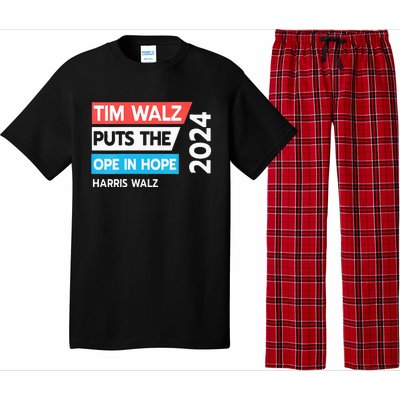 Tim Walz Puts The Open In Hole 2024 Harris Walz Pajama Set