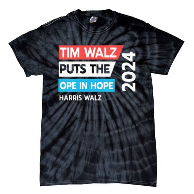 Tim Walz Puts The Open In Hole 2024 Harris Walz Tie-Dye T-Shirt