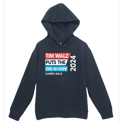 Tim Walz Puts The Open In Hole 2024 Harris Walz Urban Pullover Hoodie