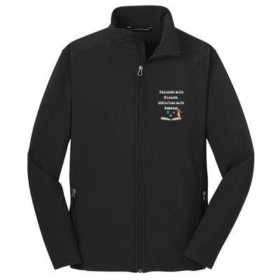 Teaching With Passion Impacting With Purpose Core Soft Shell Jacket