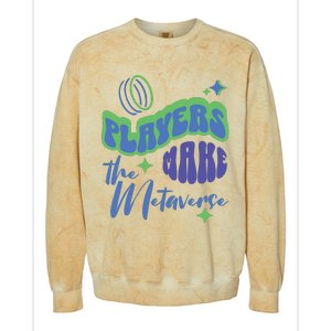 Tcg World Players Make The Metaverse Colorblast Crewneck Sweatshirt