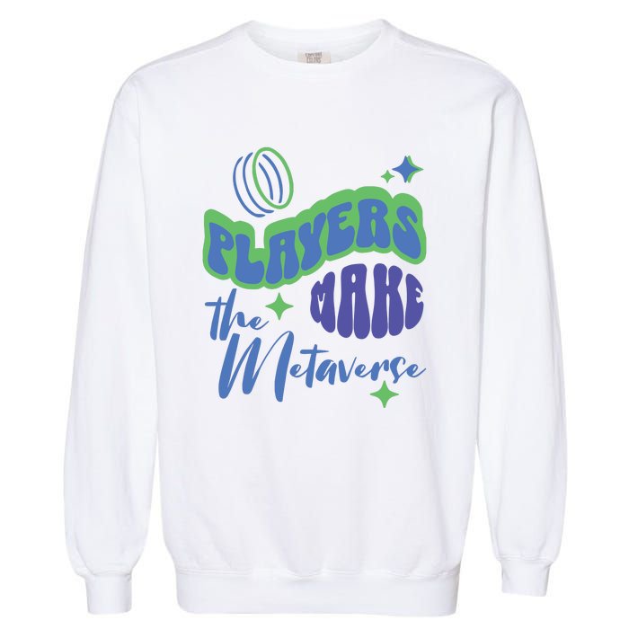 Tcg World Players Make The Metaverse Garment-Dyed Sweatshirt