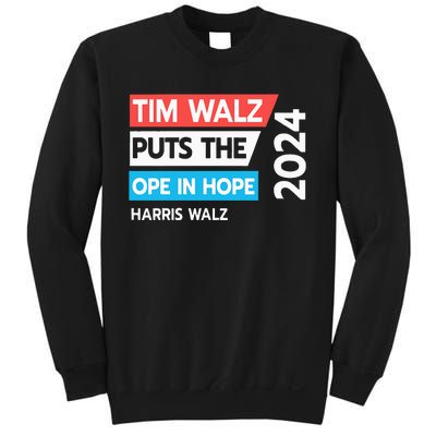 Tim Walz Puts The Open In Hole 2024 Harris Walz Sweatshirt