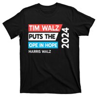 Tim Walz Puts The Open In Hole 2024 Harris Walz T-Shirt