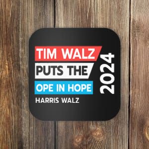 Tim Walz Puts The Open In Hole 2024 Harris Walz Coaster