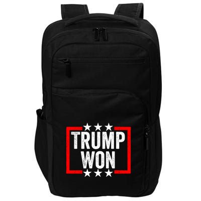 Trump Won ~ Pro Freedom ~ Anti Harris And Biden Protest Impact Tech Backpack